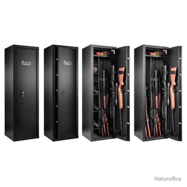 Armoire � fusils Rietti 9 armes (70 Kg) - coffre 9 armes modulable