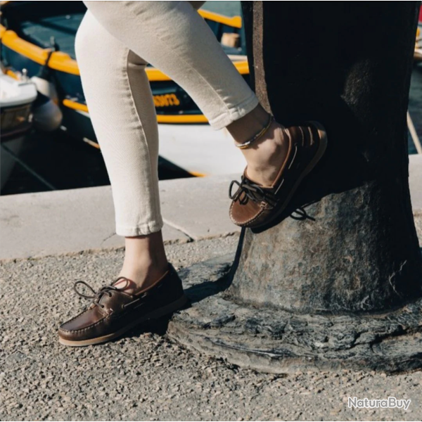 Chaussures Bateau Femme Chestnut - Le Chameau - Galion Brun Le Chameau 40