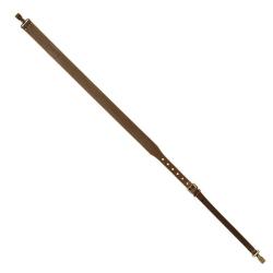 Bretelle (fusil / carabine) en cuir &agrave; mousquetons