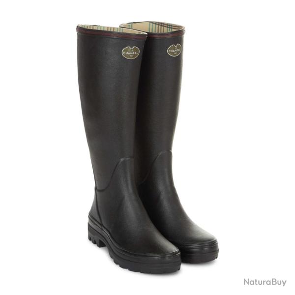 Bottes Giverny Jersey Femme Noir - Le Chameau - Bottes giverny noir 36