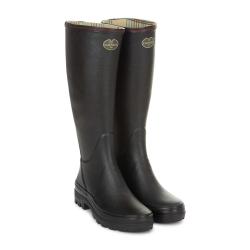 Bottes Giverny Jersey Femme Noir - Le Chameau