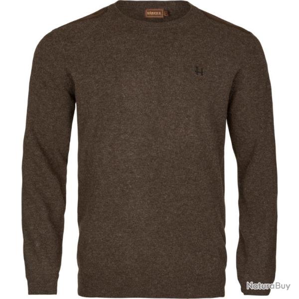 PULL OVER ARRAN - HARKILA  - pullover arran brown XXL