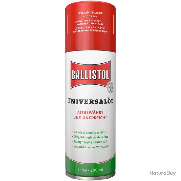 SPRAY ENTRETIEN ARMES 200ML - BALLISTOL - Spray Entretien Ballistol