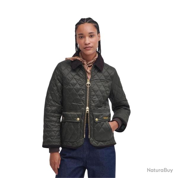 Veste Matelass�e Fitted Beadnell Quilt Sage - Barbour - veste fitted beadnell XL