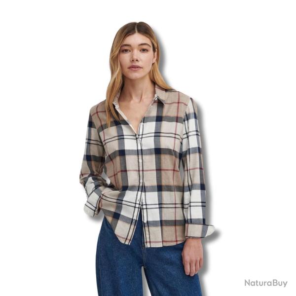 Chemisier Bredon Check Shirt Hessian Tartan - Barbour - chemisier bredon tart XS