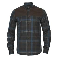 Chemise Anker L/S Dark Navy - Chasse Addict