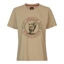 T-shirt Stag Badge S/S Femme - H&auml;rkila