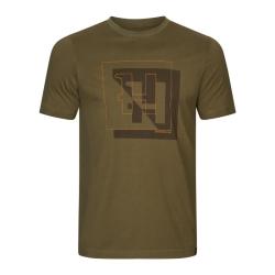 T-shirt H-Logo S/S Dark Olive - H&auml;rkila