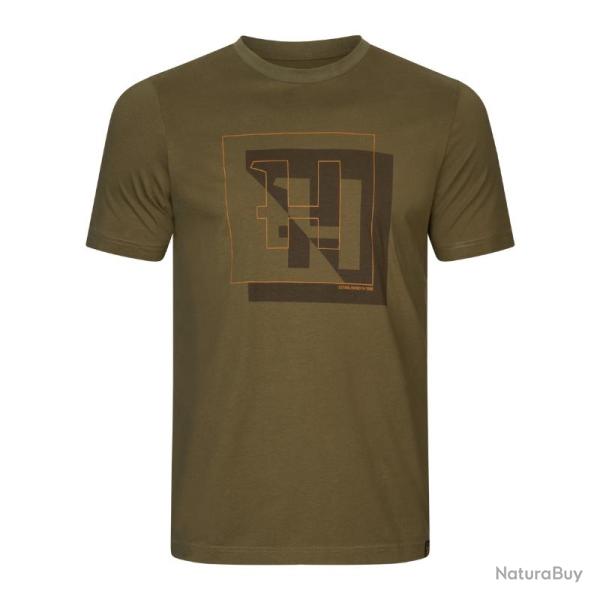 T-shirt H-Logo S/S Dark Olive - H�rkila - t-shirt H dark ol M