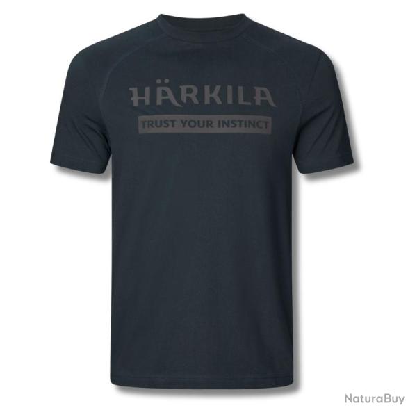 T-shirt Logo s/s Dark Navy - H�rkila - t-shirt logo dark navy M