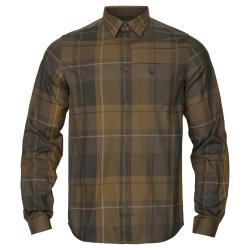 Chemise Akse L/S Willow Green check - H&auml;rkila