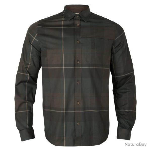 Chemise Akse L/S Shadow Brown check - H�rkila - chemise akse shadow L