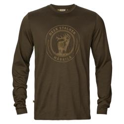 T-shirt Game L/S Willow green Stag - H&auml;rkila