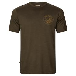 T-shirt Game S/S Willow Green Stag - H&auml;rkila