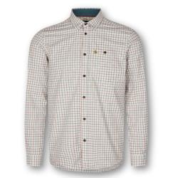Chemise Oxford Shooting Grape Leaf / Terracotta - Seeland