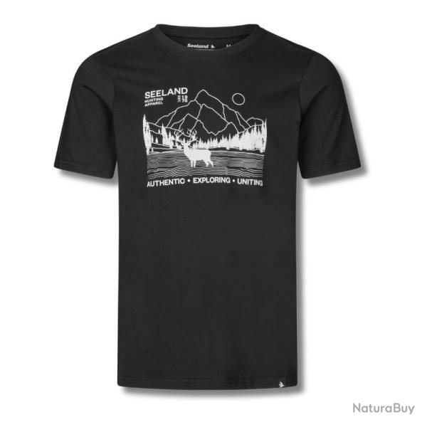 T-shirt Territory Noir - Seeland