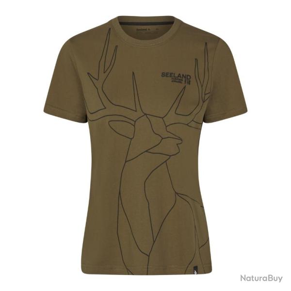 T-shirt Femme Deer On Line - Seeland