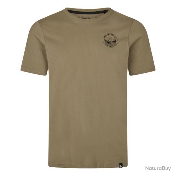 T-shirt Hunting landscape covert Green - Seeland
