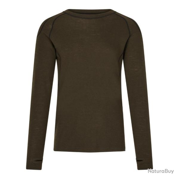 T-shirt en m�rinos Apex One Hundred L/S - Seeland - t-shirt apex one L/S S