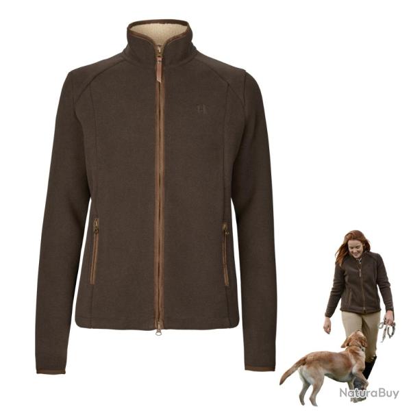 Veste Polaire Sandhem Sherpa Femme Brown - H�rkila - polaire sherpa Brown M