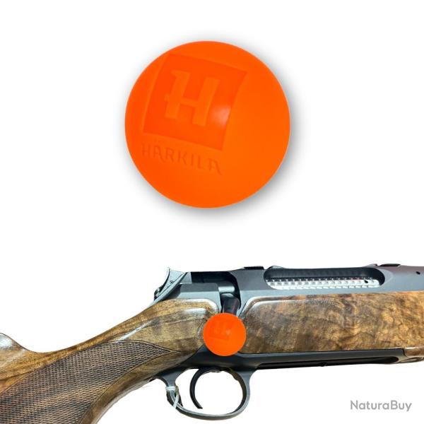 Boule de culasse caoutchouc Orange - H�rkila - boule culasse orange hark
