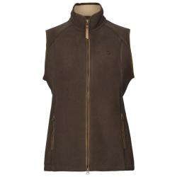 Gilet polaire femme Sandhem Sherpa Demitasse Brown - H&auml;rkila