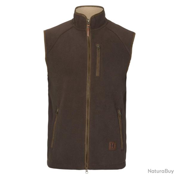 Gilet polaire Sandhem Sherpa Demitasse Brown - H�rkila - gilet sherpa DB XL