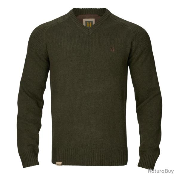 Pull en laine m�rinos Vincent Col en V Rosin - H�rkila - pull Vincent rosin 2XL