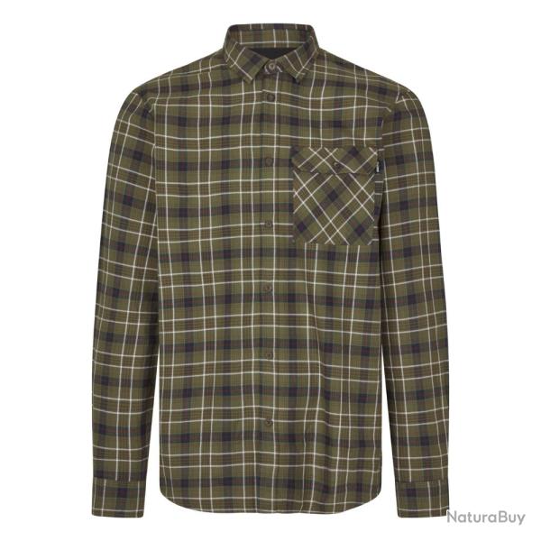 Chemise Glen en Flannel Grape Leaf - Seeland - chemise glen grape L 4XL