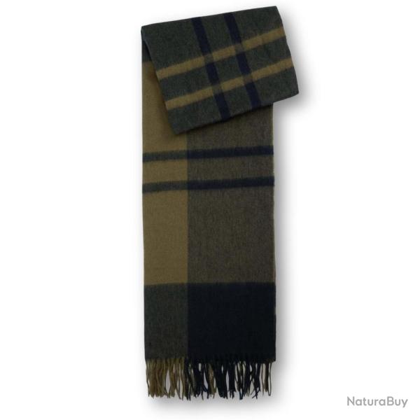 Echarpe Maxine Tartan Olive Noir - Barbour - echarpe maxine Oli Bla