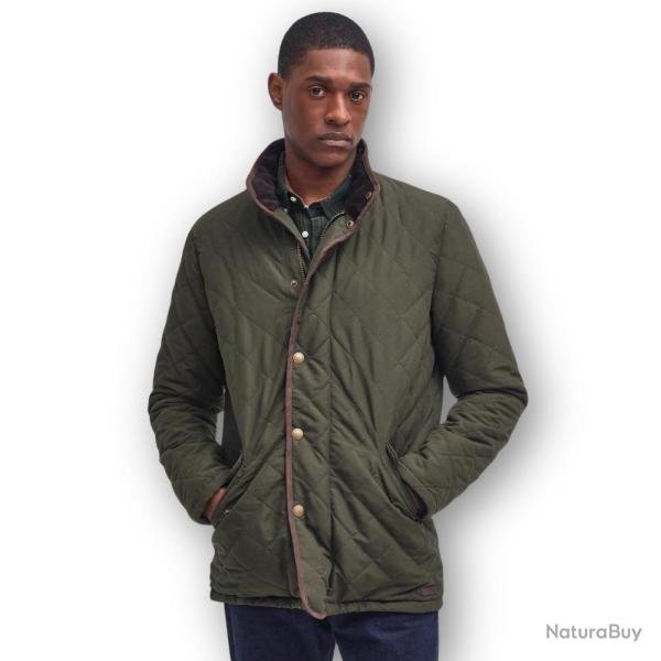 Veste matelass�e Shoverler Quilted Jacket Olive - Barbour - veste shoverler olive 2XL