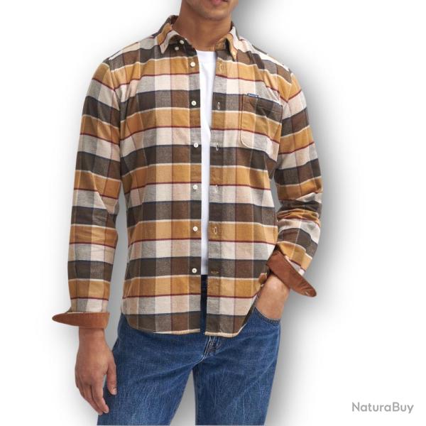 Chemise Valley Tailored Brune - Barbour - chemise valley brune 2XL