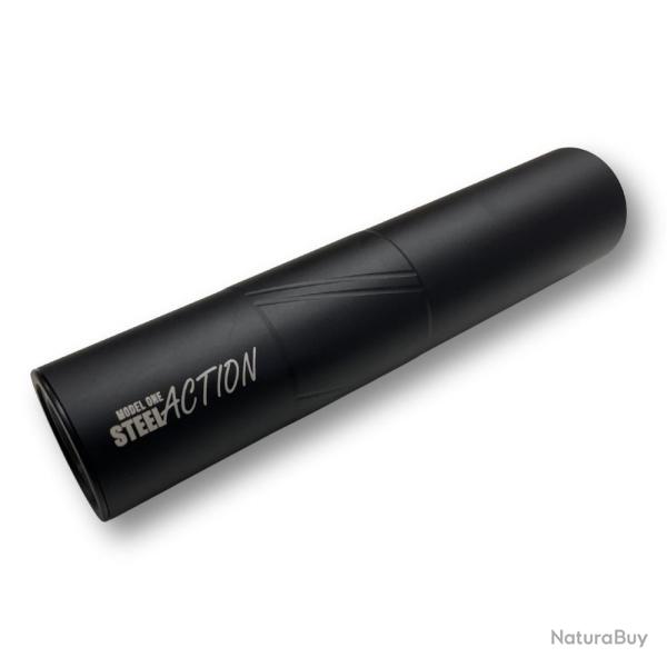 Mod�rateur Son Steel Action 15x1 Cal 8mm 381 g - moderateur steelaction 15