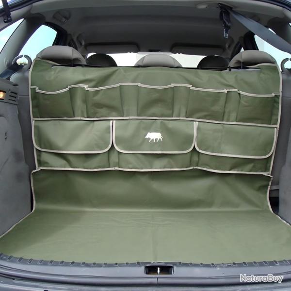 Protection de Coffre Imperm�able & Organisateur Chasse Kaki - protection coffre kaki