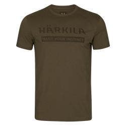 T-shirt Logo S/S Willow Green - H&auml;rkila