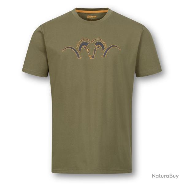 T-shirt Blaser Argali Outline T 26 - Vert Kaper Homme