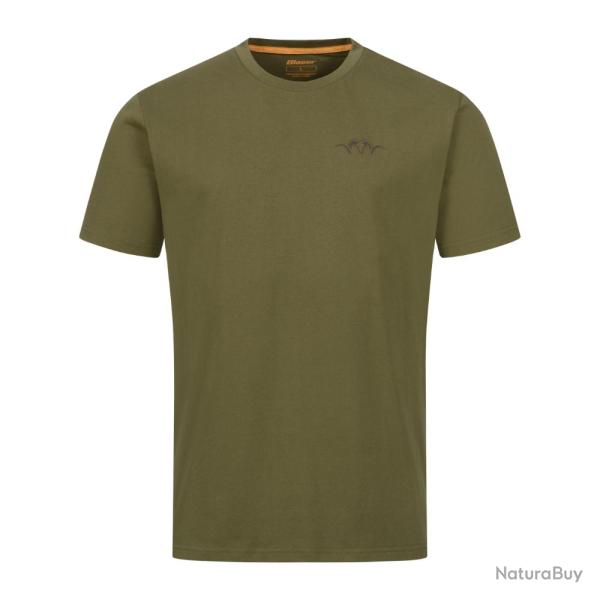 T-shirt Blaser Argali Badge T 26 - Dunkel Oliv Homme - t-shirt argibadge OL T26M