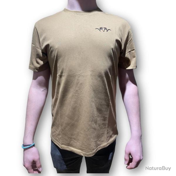 T-shirt Blaser Argali Badge T 26 - Matt Gold Or Mat Homme
