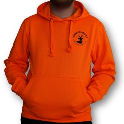 Sweat &agrave; Capuche Chasse Addict Signature Safety Orange HV