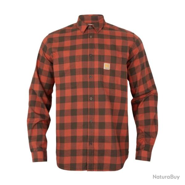 Chemise H�rkila Scandinavian L/S - Autumn Orange Check