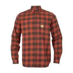 Chemise H&auml;rkila Scandinavian L/S - Autumn Orange Check