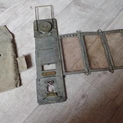 LANTERNE &agrave; BOUGIE,  PLIABLE, TYPE MONJARDET SUISSE, dans sa housse r&eacute;glementaire ww2