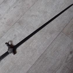 Sans matricule : Ba&iuml;onnette de cycliste Suisse pour fusils k11 ou K31. Douille de 14 mm