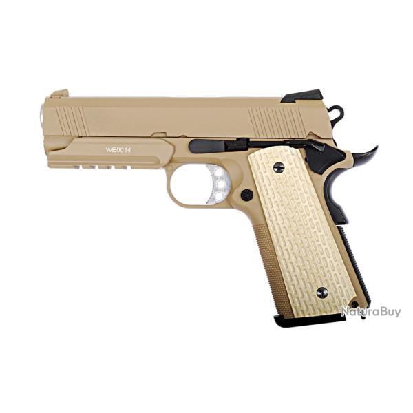 DESERT WARRIOR 4.3 TAN PISTOLET GBB WE-E011-T