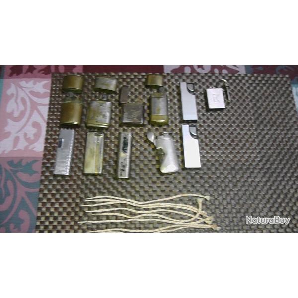 lot de briquets plus meches