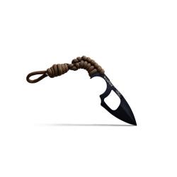 COUTEAU DE SURVIE KRILL WILDSTEER PARACORDE COYOTE LAME EVID&Eacute;E