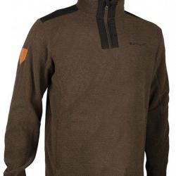 Pull col montant Classie kaki SOMLYS-M