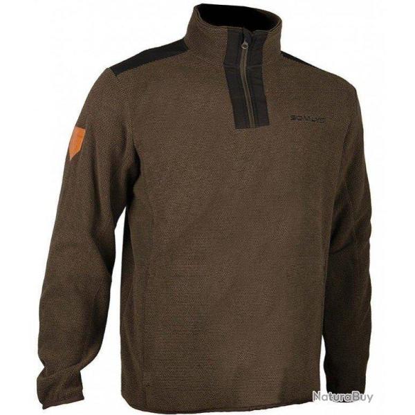 Pull col montant Classie kaki SOMLYS-XL