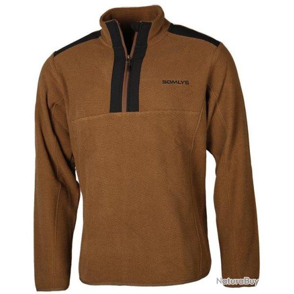 Pull col montant Classie beige SOMLYS-4XL