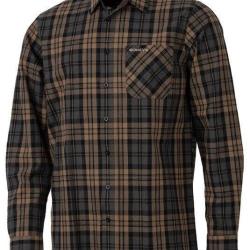 Chemise en coton marron SOMLYS-L